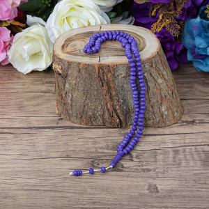  Ekonomik Çanta Boy Yasin, Seccade, Pamuklu Şal, Tesbih, Zikirmatik, Süslemeli Asetat Kutulu (23*26 cm -475gr)-Mor