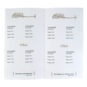  Dini Nikah Akdi Hatıra Cüzdanı 8.Sayfa/32 Farzlı
