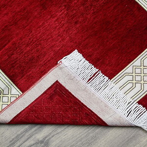  İsme Özel Seccade Payidar Bordo 65x115 cm - 320 gr