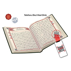  Kuranı Kerim Bilgisayar Hatlı Orta Boy  ( 17 x 24cm, 1085gr)-Yeşil