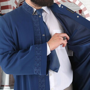  Yazlık Keşşaf İmam Cübbesi Lacivert