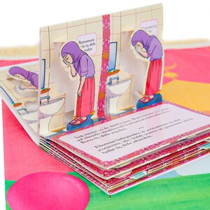 Kız Çocuk Abdest Ve Namaz İbadet Seti 30x16cm 110gr