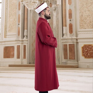  Zemahşeri  İmam Cübbesi Bordo