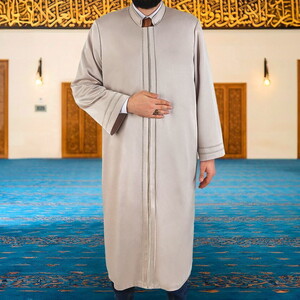  Lüks Maraş İmam Cübbesi Vizon