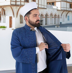  Yazlık Serahsi İmam Cübbesi Lacivert