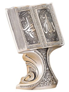  Dekoratif Kitap Boytu Biblo Orta Boy (15,5x11,5cm) Sedef 550gr