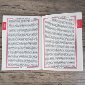  10 Adet Ekonomik Yasin Kitabı ( 12x16 ) cm ,90 gr, 80 Sayfa, Tesbih, Süslemeli Asetat Kutulu - Beyaz
