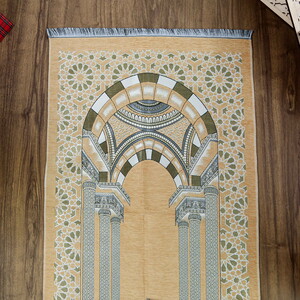  Medine Lüks Şönil Seccade Vizon (66x116cm) 520 gr