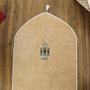  Mahya Lüks Astarlı Biyeli Şönil Seccade Vizon (66X125cm) 565 gr